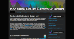 Desktop Screenshot of northernlightselectronicdesign.com